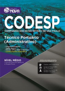 capa apostila codesp tecnico portuario administrativo