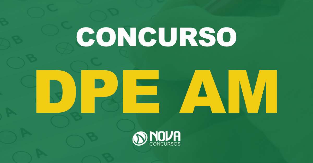 concurso DPE AM