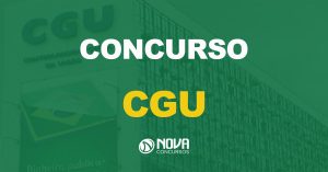 visão lateral do prédio da controladoria geral da união com texto sobre a imagem escrito concurso CGU