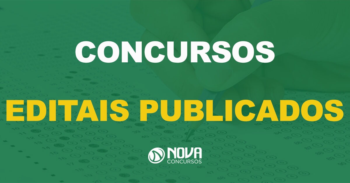 concursos públicos editais publicados