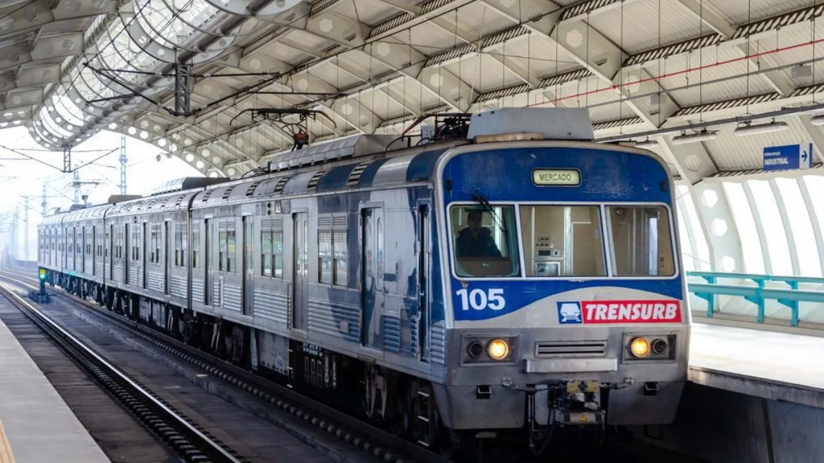 Trem da Empresa de Trens Urbanos de Porto Alegre – RS -