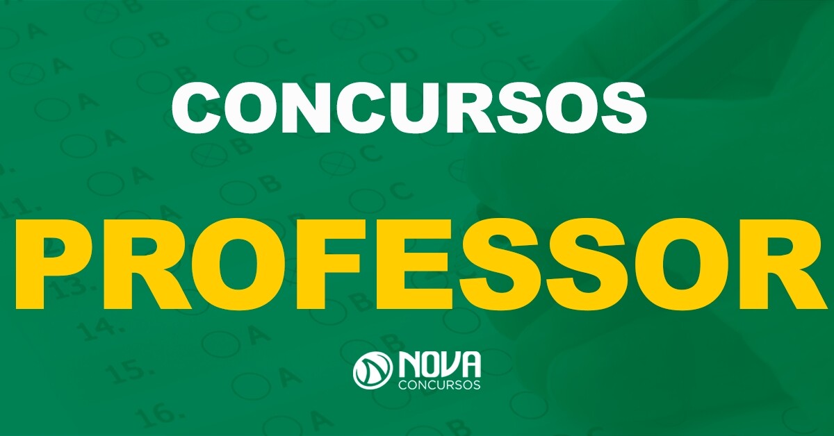 10 Concursos Com Inscrições Abertas Para Professor | Nova ConcursosNova ...