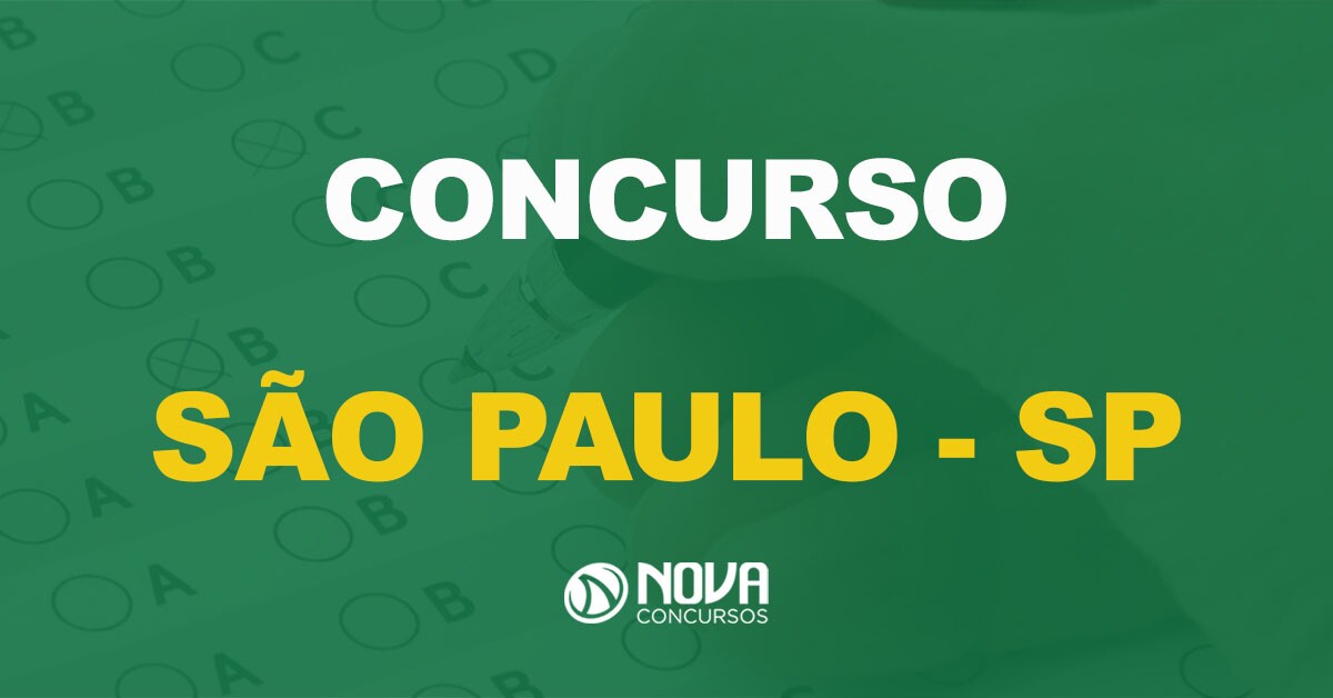 concurso são paulo sp