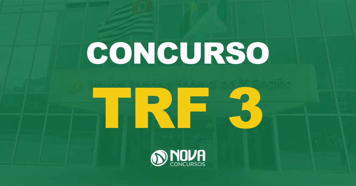 Concurso Trf Edital De T Cnico E Analista Em Nova Concursos