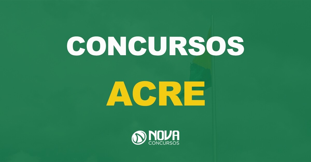 governador anuncia mais de mil vagas para concursos acre em 2022