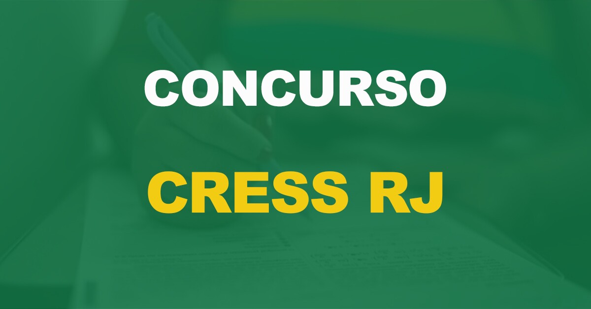 Concurso Cress RJ: quase 2 mil inscritos em ampla concorrência - Degrau  Cultural