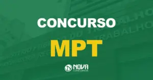 Fachada do Ministério Público do Trabalho, Procuradoria Regional. Texto sobre a imagem Concurso MPT