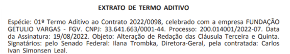 senado federal 2022 fgv é a banca