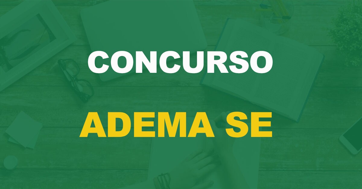 Concurso Adema SE: Novo edital confirmado, diz governador!