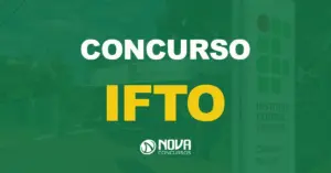 Fachada do Instituto Federal Tocantins. Texto sobre a imagem concurso IFTO