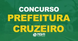 Letreiro com Eu + coração + Cruzeiro, em Cruzeiro SP. Texto sobre a imagem Concurso Prefeitura de Cruzeiro