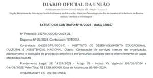 Idecan é a banca do concurso IFRJ