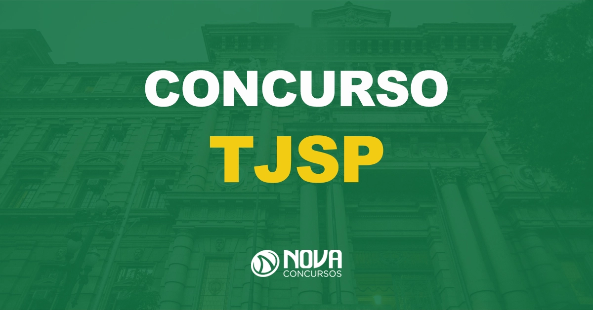 fachada do tribunal de justiça de são paulo com texto sobre a imagem escrito concurso TJSP