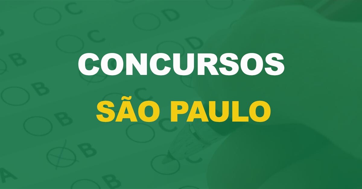 Concursos SP: Mais de 3 mil vagas com inscrições abertas!