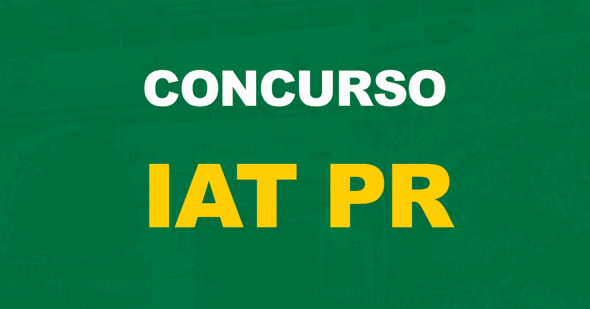 Concurso IAT PR: Novo edital está nos planos do secretário de estado!