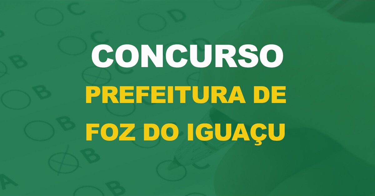 Concurso Prefeitura de Foz do Iguaçu: Edital em breve para Guarda Municipal!