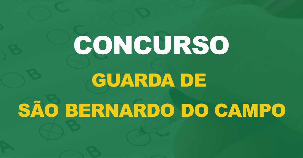 Concurso Guarda de São Bernardo do Campo: Edital retomado e inscrições reabertas!