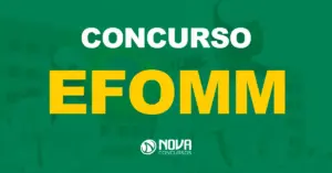 Oficiais da Marinha do Brasil durante apresentação / Texto sobre a imagem concurso EFOMM