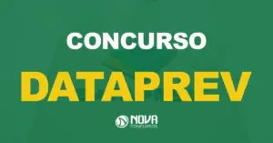 Fachada da Empresa de Tecnologia e Informação da Previdência. Texto sobre a imagem concurso Dataprev