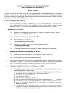 Edital de Concurso Publico Marica pdf