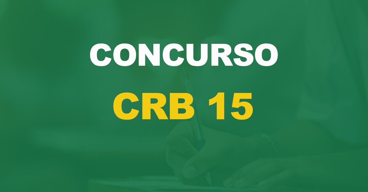 Concurso CRB 15: Edital publicado para cargos de nível médio e superior!