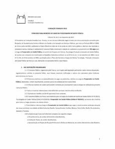 Edital Fiocruz 2023 Pesquisador pdf