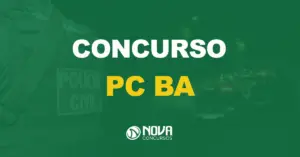 policial civil com uniforme de costas e texto sobre a imagem escrito concurso pc ba