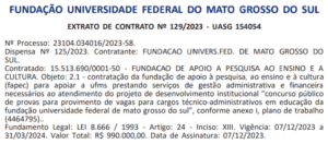 banca contratada ufms