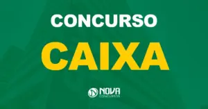 Imagem mostra sede da Caixa Economica Federal no Brasil, logo com nome da empresa