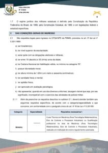 requisitos especificos pmmg pdf