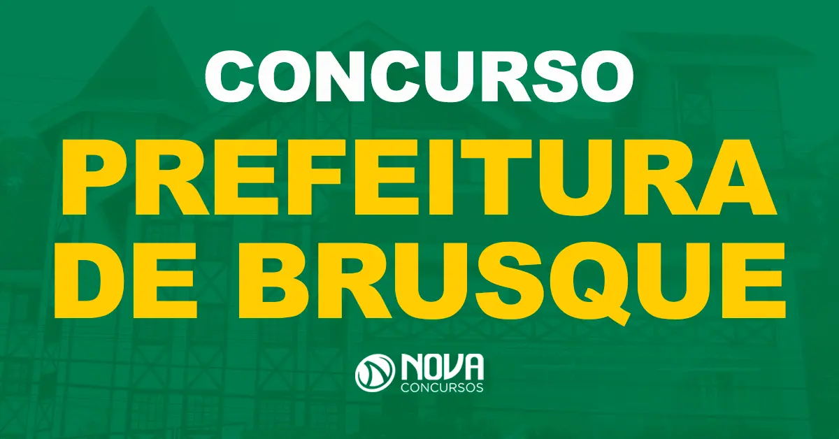 Prédio da sede da Prefeitura de Brusque, cidade do estado de Santa Catarina / Texto sobre a imagem concurso Prefeitura de Brusque