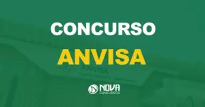 letreiro da fechada da agência nacional de vigilância sanitária com texto sobre a imagem escrito concurso anvisa