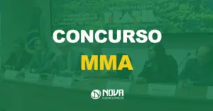 banca do ministério do meio ambiente com texto sobre a imagem escrito concurso mma