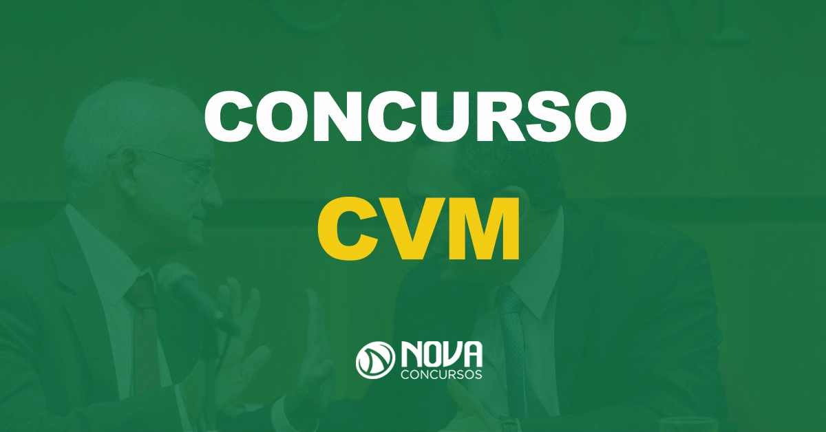 diretor da CVM e ministro da fazenda durante cerimônia com texto sobre a imagem escrito concurso CVM