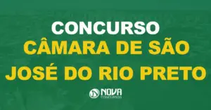 Vista Aérea da Cidade de São José do Rio Preto em São Paulo. Texto sobre a imagem Concurso Câmara São José do Rio Preto