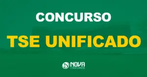 Edifício do Tribunal Superior Eleitoral, em Brasília, no Distrito Federal / Texto sobre a imagem concurso TSE Unificado