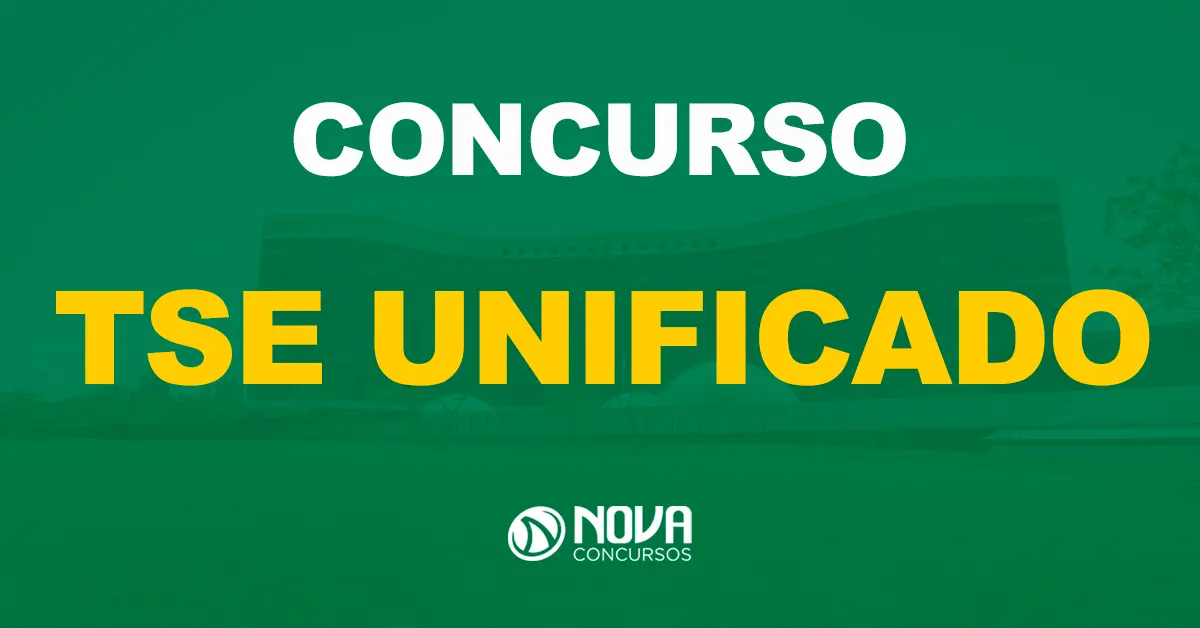 Edifício do Tribunal Superior Eleitoral, em Brasília, no Distrito Federal / Texto sobre a imagem concurso TSE Unificado