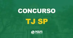 fachada do tribunal de justiça de são paulo com texto sobre a imagem escrito concurso tj sp