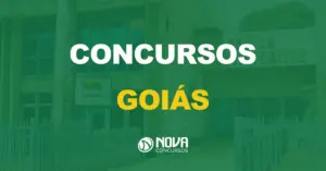 fachada da prefeitura de formosa com texto sobre a imagem escrito concursos goiás