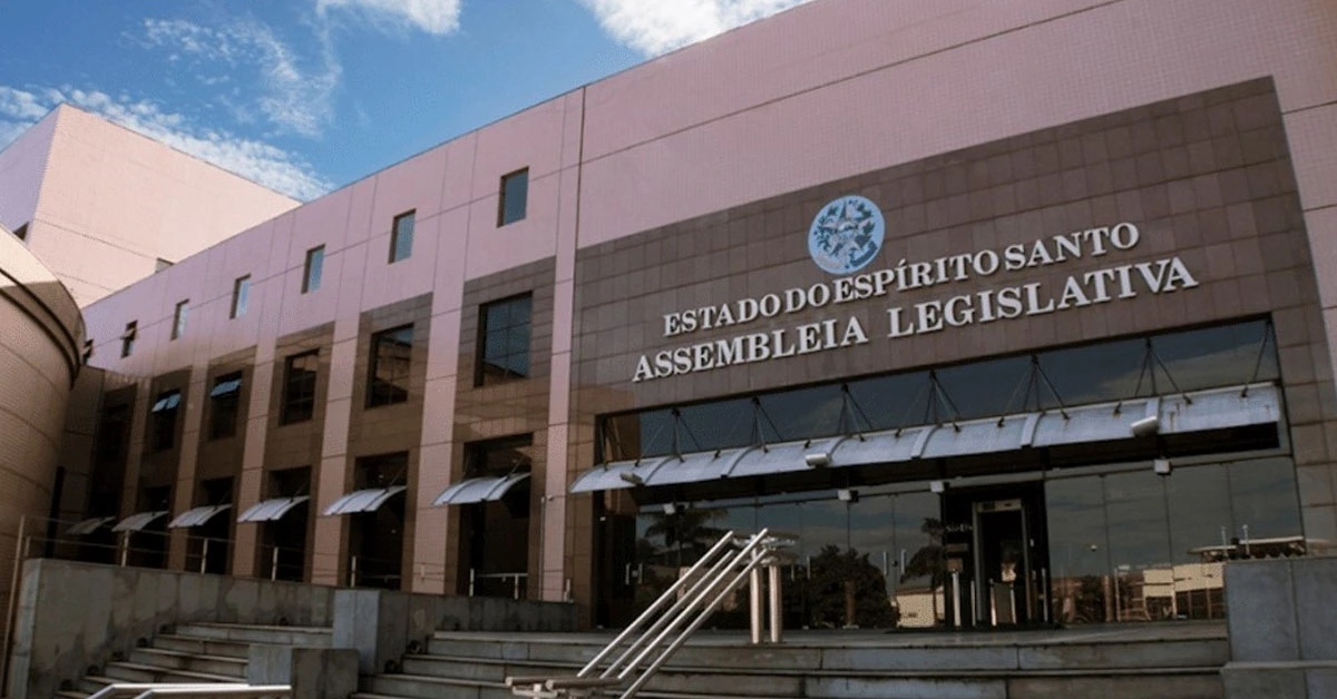 Edifício da Assembleia Legislativa do Espírito Santo. - Concurso Ales: Edital em 2025 com 35 vagas!