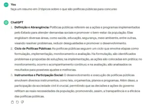 exemplo chatgpt resumo para concursos