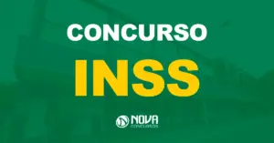 Sede do Instituto Nacional do Seguro Social - Ministério da Previdência / Texto sobre a imagem Concurso INSS