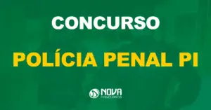 Policiais penais do estado do Piauí, fardados e perfilados durante plantão na penitenciária / Texto sobre a imagem concurso Polícia Penal PI