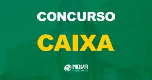 Prédio da sede de alguma das agências da Caixa Econômica Federal espalhadas pelo país / Texto sobre a imagem Concurso Caixa