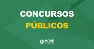 pessoa preenchendo gabarito de uma prova de concurso com texto sobre a imagem escrito concursos públicos