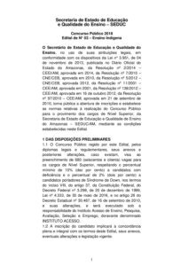 edital seduc am ensino indigena pdf