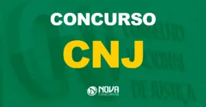 Letreiro no prédio da sede do Conselho Nacional de Justiça / Texto sobre a imagem concurso CNJ