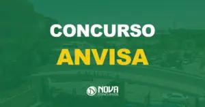 fachada da agência nacional de vigilância sanitária com texto sobre a imagem escrito concurso anvisa