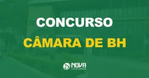 fachada da câmara municipal de belo horizonte com texto sobre a imagem escrito concurso câmara de bh