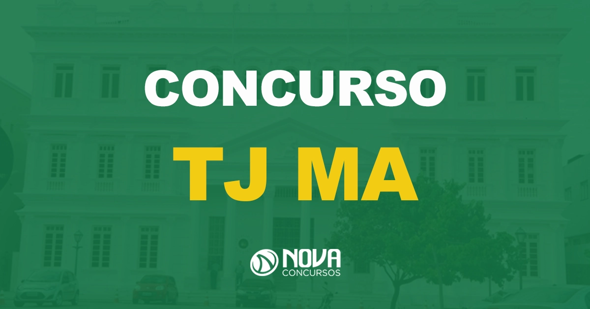 fachada do tribunal de justiça do maranhão com texto sobre a imagem escrito concurso TJ MA